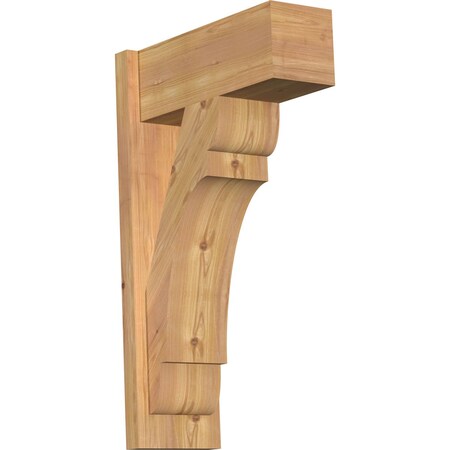 Ekena Millwork Olympic Block Smooth Outlooker, Western Red Cedar, 7 1/2"W x 18"D x 30"H OUT08X18X30OLY05SWR